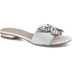 Weiße Damen Pantoletten Damiss Sommerschuhe, 37