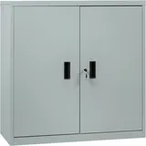 Woltu Aktenschrank 90 x 92,5 x 40 cm grau