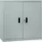 Woltu Aktenschrank 90 x 92,5 x 40 cm grau