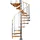 DOLLE Spindeltreppe Oslo Ø140 cm 315-345 cm Holz, Kunststoff, Metall