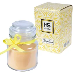 HS Candle Duftkerze im Glas - Happy Birthday Bonbon klein - Duft: Vanille - Design: Tiger
