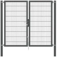 GAH Alberts Doppeltor 200 x 180 cm Anthrazit/Metall