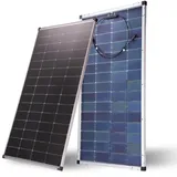Nicesolar 200W Solarpanel Solarmodul monokristallines Photovoltaik Solarzelle 200 Watt PV Modul für 12Volt Batterien Wohnwagen Wohnmobil Boot Yacht RV Dachhalterungen Off Grid