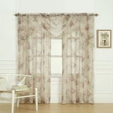 Laura Ashley Stowe Wasserfall Fenster Behandlung Querbehang, Mehrfarbig, 72 by 27-Inch