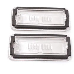BSP1119-1 2 Stück hintere Nummernschild-Lampen-Lichtlinsenabdeckung 51800482 für Fiat Abarth 500 500C Linea