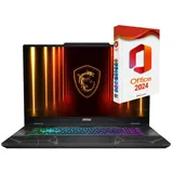 MSI Cyborg 17, Core i7-13620H, NVIDIA GeForce RTX 5060, MS Office 2024 Pro Gaming-Notebook (44 cm/17.3 Zoll, Intel Core i7 13620H, Nvidia GeForce RTX 5060, 8 GB, 500 GB SSD, Windows 11 Pro 64Bit + MS Office 2021 Pro, Beleuchtete Tastatur) 500 GB | 8 GB RAM