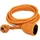Unitec Schuko-Verlängerung H05VV-F3G1,5mm2 3m orange