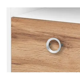 WELLTIME Kimi 65,3 x 105,2 x 33,1 cm Weiß / Eiche Landhaus