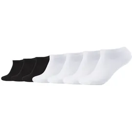 CAMANO ca-soft Sneakersocken 7er Pack Schwarz/Weiß 39-42