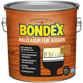 Bondex Holzlasur für Aussen 2,5 l eiche