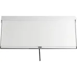 Seitenwand Für Pergola Hhg-263, Pavillon Rollo Ersatzseitenwand, Stoff/textil Sturmfest 3x3m Weiß