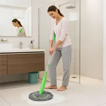 ideoon home Wischmopp mit Auswringfunktion ideoon Grün 2 St.