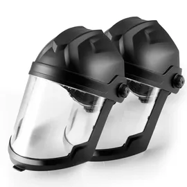 STAHLWERK Schleifmaske Schweißmaske Gesichtsschutz 2er Set