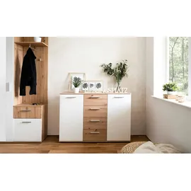 IPERBRIKO Jelsi 210 x 85 x 35 cm artisan eiche (nachbildung)/weiß