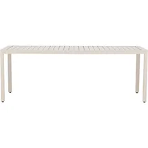 VCM Giardini Gartentisch 90 x 200 x 72 cm Beige