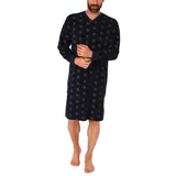 NORMANN Frottee Nachthemd langarm Bündchen - 48520 in marine | Gr.: 70