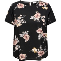 ONLY Carmakoma by Only Damen T-Shirt CARVICA Schwarz Romantic Flower 15218353 44