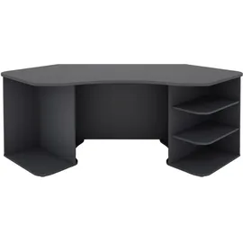 MID.YOU Eckschreibtisch, Anthrazit, B/H/T: ca. 198x76x85 cm, FSC Mix, Stauraum, Arbeitszimmer, Schreibtische, Eckschreibtische