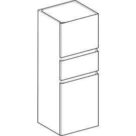 Geberit Renova Plan Hochschrank 39 x 105 x 36 cm Weiß MDF