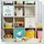 Relaxdays Faltbox Kinder 30 x 30 x 30 cm 3-tlg. mehrfarbig