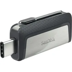 SanDisk Ultra Dual Drive USB Type-C USB-Stick 128 GB USB Type-A / USB Type-C 3.2 Gen 1 (3.1 Gen 1) Schwarz, Silber