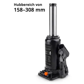 STAHLWERK Hydraulikheber 2 T 158-308 mm Stempelwagenheber Autoheber Wagenheber
