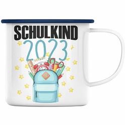 Trendation Thermotasse Trendation – Einschulung Mädchen Geschenk Schultüte Füllung blau