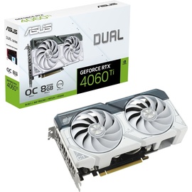 Asus Dual GeForce RTX 4060 Ti White OC 8 GB GDDR6 90YV0J42-M0NA00