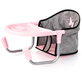 Bayer Design 65933AA Puppentischsitz, Sitz für Puppen mit intergiertem Tablett, für Puppen bis 46 cm, 1:12