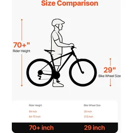 Vevor Mountainbike 29 Zoll RH 73,66 cm Unisex Trail Snow