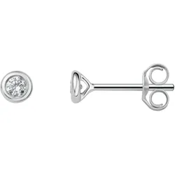 Paar Ohrhänger VIVANCE, silber, Ohrringe, Damen, Damen, 0.22 ct, Weißgold 750-Diamanten, Weißgold 750, Diamanten, Damen Gold Schmuck Zarge