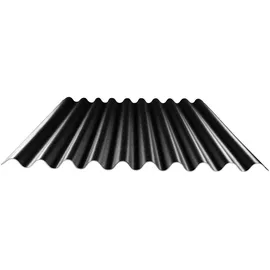 Gutta Wellplatte Shelltec Sinus 95/34 200 x 95 cm 4 mm schwarz