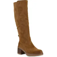 VAN HILL Damen Klassische Stiefel in Hellbraun