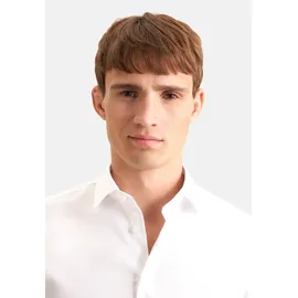 Seidensticker Businesshemd "Schwarze Rose", Herren, Gr. M (40), normale Ärmellängen, weiß, 100% Baumwolle, unifarben, slim fit, 2-Knopf-Manschette, Hemden, Slim 1/1 Kentkragen Uni