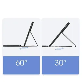 DUX DUCIS Bluetooth Tastaturhülle für Samsung Galaxy Tab S6 Lite Schwarz