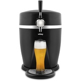 Wëasy Bierzapfanlage PINT568, Kompatibel mit 5L-Fässern, 60W, 3°C bis 6°C, Integriertes Kühlsystem, Haltbarkeit bis zu 30 Tagen, Schwarz
