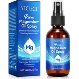 Magnesium Oil Spray, 100% NatüRlich Reines MagnesiumöL Spray, MassageöL, Liquid Oil Concentrate, Naturtreu Magnesium