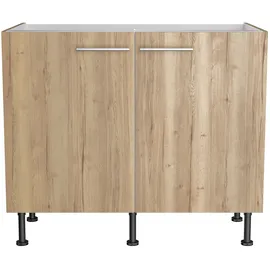 OPTIFIT Spülenschrank Erik290 100 x 58,4 x 87 cm Braun