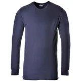 PORTWEST Thermo-T-Shirt, B123 mit langen Ärmeln Marine_5XL
