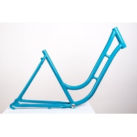 MIFA 28" Zoll Alu Damen Fahrrad Rahmen City Retro Classic Vintage Bike Frame Rh 52cm türkis blau