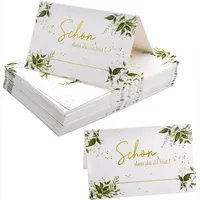 Luxuskollektion Hochzeitsdeko Kommuniondeko Tischkarten 50 Stck