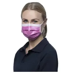 NITRAS SOFT PROTECT Mundschutz, 3-lagig 4329 , Farbe: pink