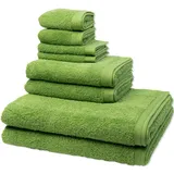 Möve Superwuschel Handtuch-Set 8-tlg. peridot