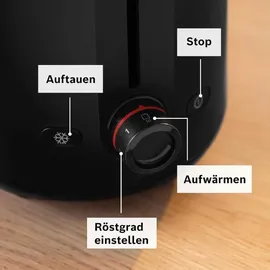 Bosch Kompakt-Toaster Schwarz