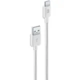 Cellular Line USB-A auf USB-C 1,5 m Weiß