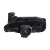 Kentucky Dogwear Hundemantel Fake Fur Kapuze Hundedecke Grau Dackel