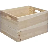 Trendline Stapelbox Holz Größe L 30 x 40 x