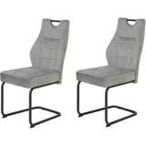 Hela »Linda S Schwingstuhl«, (Set), 2 St., Samtvelours, mit Taschenfederkern im Sitz, mit 140KG belastbar,