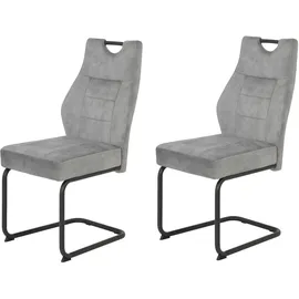 Hela »Linda S Schwingstuhl«, (Set), 2 St., Samtvelours, mit Taschenfederkern im Sitz, mit 140KG belastbar,