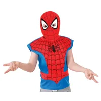 Rubies Spidermankostüm Kostüm Spiderman Spinnenmann Peter Parker Grüne Kobold Spinnennetz Gr. STD